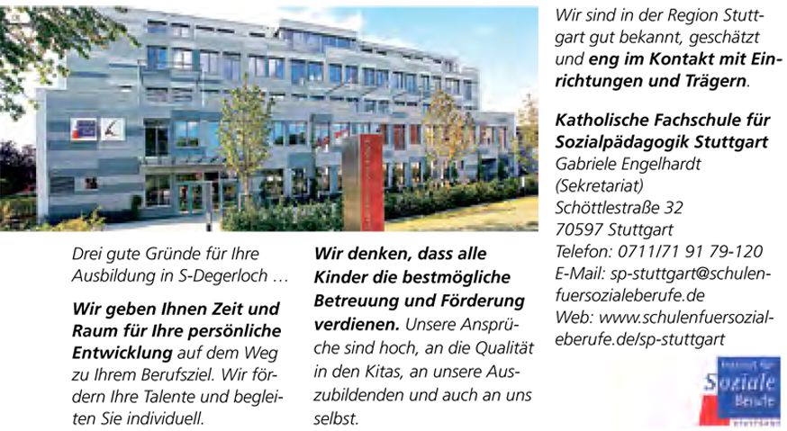 Katholisches Fachschule für Sozialpädagogik Stuttgart